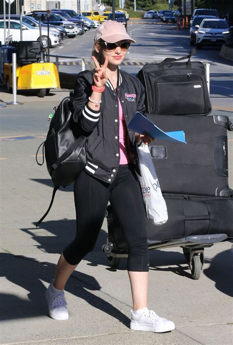Dove Cameron At Vancouver International Airport August