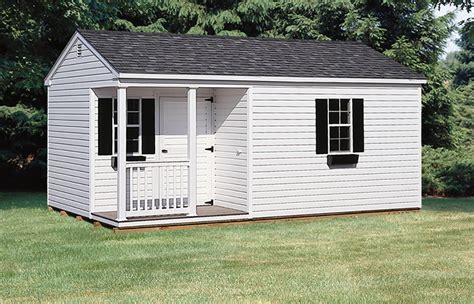 porch nook series shed amish structures md