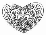 Mandala Mandalas Para Heart Colorear Corazon Coloring Dibujos Pages Corazones Colorir Con Coloringcrew Coração Imprimir Desenho Dibujo Corazón Imagenes Amor sketch template