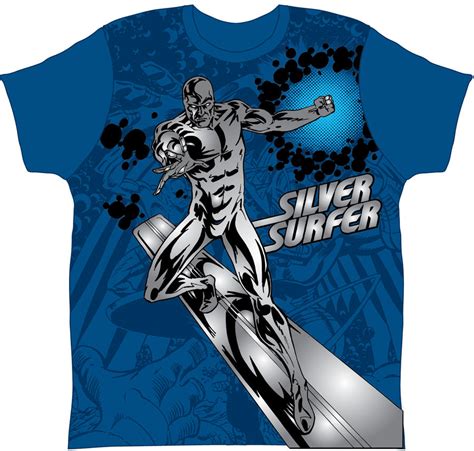 silver surfer t shirt design for comics w by teemakers on deviantart