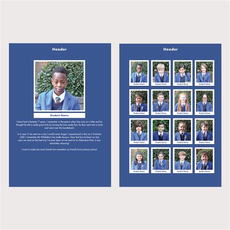 school leavers books yearbook printing hardback softback school yearbooks royal blue