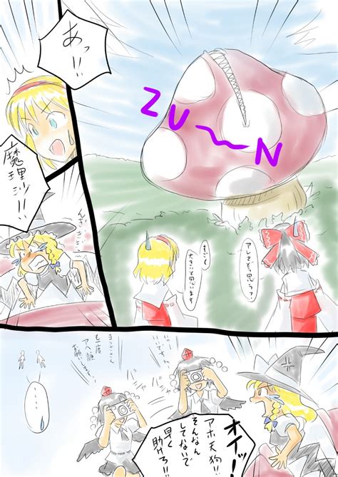 hakurei reimu kirisame marisa alice margatroid and