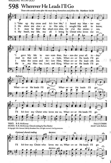 leads ill  hymn hymns lyrics hymn sheet  hymns  praise
