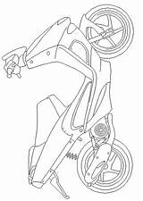 Motociclette Disegno Stampare sketch template