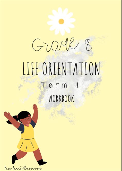 grade  life orientation term  workbook