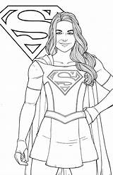 Supergirl Csad Benoist Lego sketch template