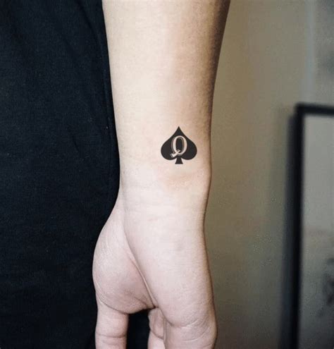 small spades tattoos queen ftattoos spade tattoo ace tattoo