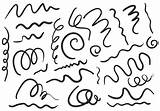 Squiggle sketch template