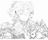 Raiden Gear Metal Weapon Solid Coloring Pages sketch template