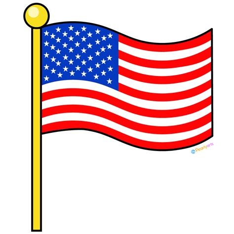 american flag clipart png file pearly arts