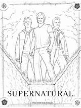 Supernatural sketch template