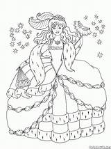 Principesse Principessa Colorare Ballo sketch template