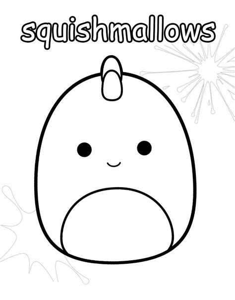 printable coloring squishmallow coloring pages