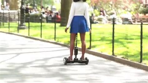 riding a sex toy hoverboard to work is the perfect way to kick start