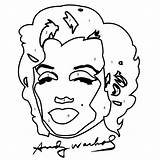 Monroe Coloring Warhol Pages Andy Marilyn Lines Numbers Paint Colouring Poverty Template Meditative Staying Benefits Between Rara La Drawing Getcolorings sketch template
