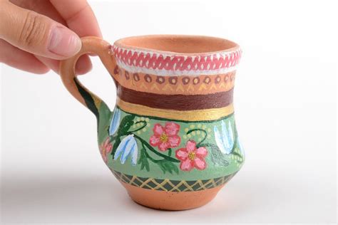 handmade decorative ceramic cup clay mug designs decorative ceramics