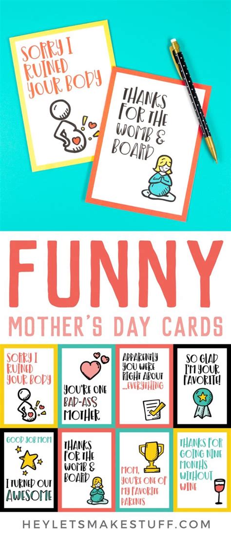 printable funny mothers day cards mothers day cards birthday cards