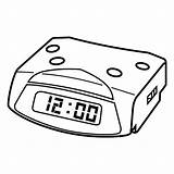 Despertador Relojes Utililidad Pueda Deseo Aporta sketch template