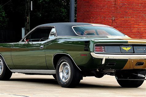 wild  plymouth barracuda   famous muscle car