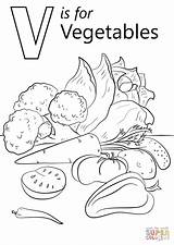 Coloring Vegetables Pages Vegetable Kindergarten Preschool Printable Color Alphabet Printables Drawing Fall Supercoloring Colors Choose Board sketch template