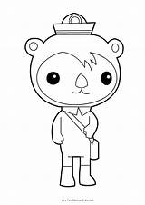 Octonauts Coloring Pages Color Kids Coloriage Printable Characters Cartoons Shellington Les Drawing Simple Drawings Dinokids Recommended sketch template
