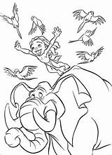 Coloring Pages Tarzan Disney Kids Bestcoloringpagesforkids sketch template