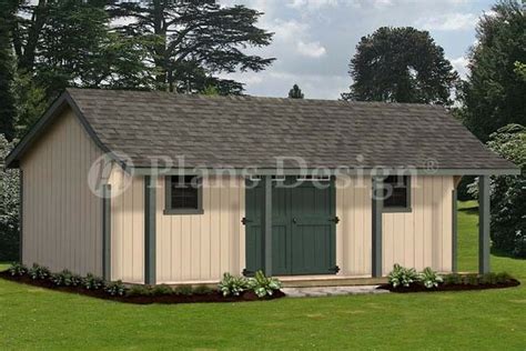 guest house storage shed  porch plans