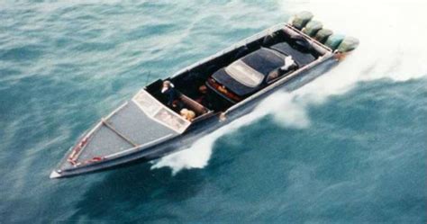 armored stealth boat used to smuggle luxury cars into china others