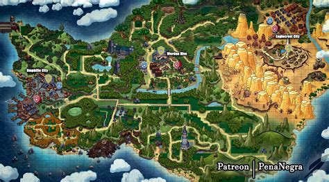 pokemon map  citys region map rfantasymaps