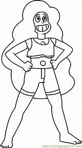Steven Universe Coloring Pages Amethyst Thin Cartoon Stevonnie Ruby Printable Template Xcolorings sketch template