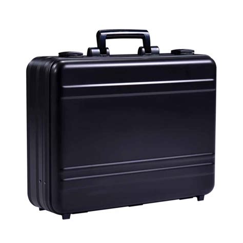 black aluminum briefcase supplier  china msacase
