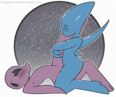 Rule 34 Alien Animated Duo Female Sex Tribadism Whygena