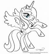 Pony Colouring Printablecolouringpages Mlp sketch template