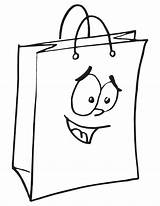 Bag Coloring Shopping Pages Money Drawing Bags Color Printable Cartoon Template Coloriage Getcolorings Kids Getdrawings Smiley Popular sketch template