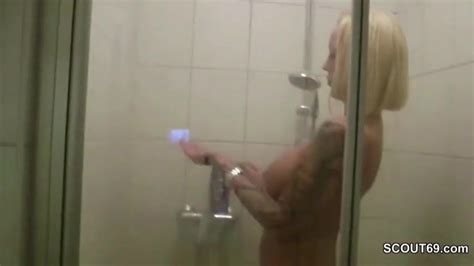 Stranger Caught German Big Tit Milf In Shower And Fuck Fr