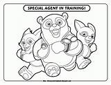 Coloring Pages Disney Junior Agent Special Oso Jr Printable Color Print Kids Character Doc Sheets Cross Secret Henry Mcstuffins Cruise sketch template