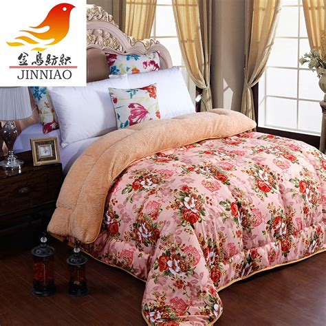 thick lamb quilt winter double winter students single quilt warm wool quilt  comforters