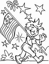 Coloring Pages July Fourth Patriotic Printable Flag 4th Usa Independence Print American Kansas Carrying Event Color Kids Kindergarten Getcolorings Recommended sketch template