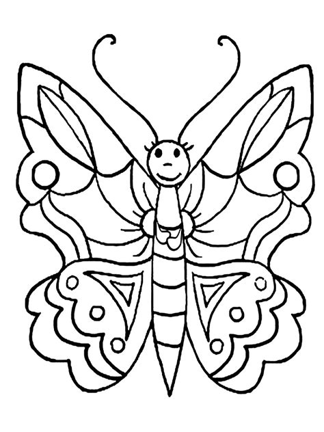 butterfly coloring pages  kids