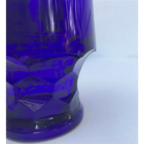 Vintage Viking Cobalt Blue Juice Glasses Set Of 8 Chairish