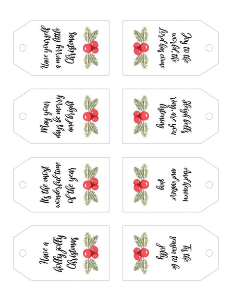 cute  printable christmas tags     list tulamama