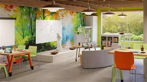 art room furniture  schools art classroom design smith system