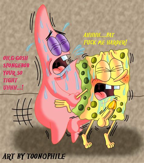 rule 34 anal anal sex blush drool male male only multiple males patrick star penis rough sex