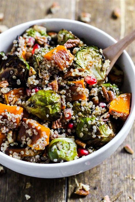 easy fall lunches   meal prep  weekend quinoa salad