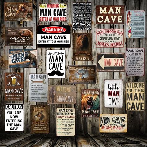 the 5 best kinds of man cave signs for your personal space man cave