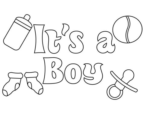baby shower coloring pages  boy coloring pages  boys baby
