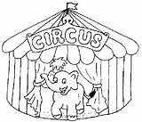 Circo Circus Colorear Zirkus Carpas Carpa Zirkuszelt Zum Ausmalbild Kleurplaten Malvorlagen Desenho Ahiva Plantillas Circ Março Dia sketch template