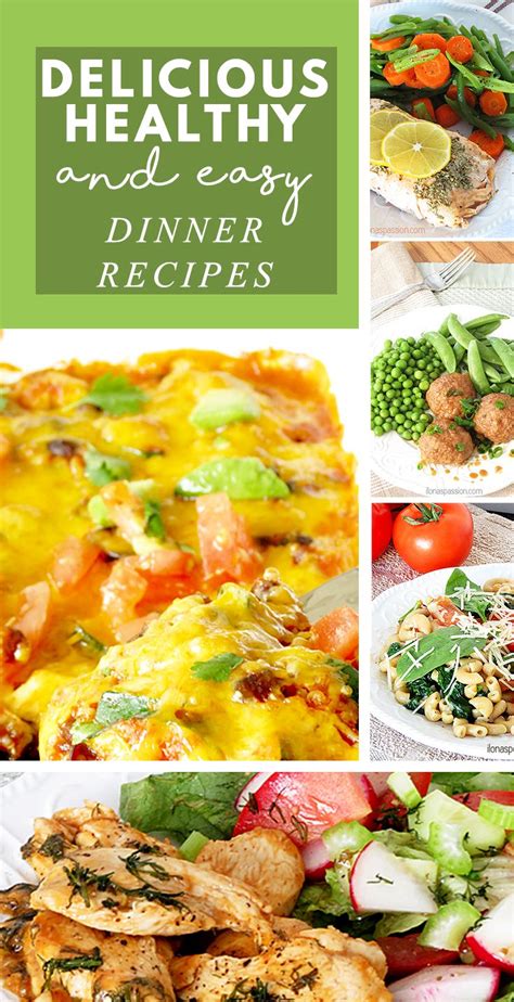 healthy weeknight dinner recipes ilonas passion healthy meals