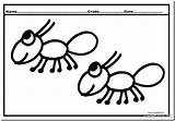 Ant Coloring Pages Cute Kids Swati sketch template