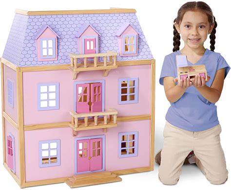doll house melissa doug maison de poupees  maison barbie
